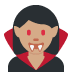 🧛🏽‍♀️ woman vampire: medium skin tone display on Twitter